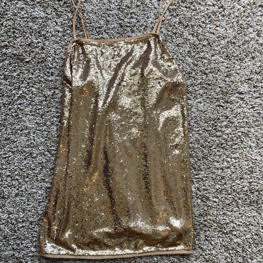 Free People sparkly shift dress